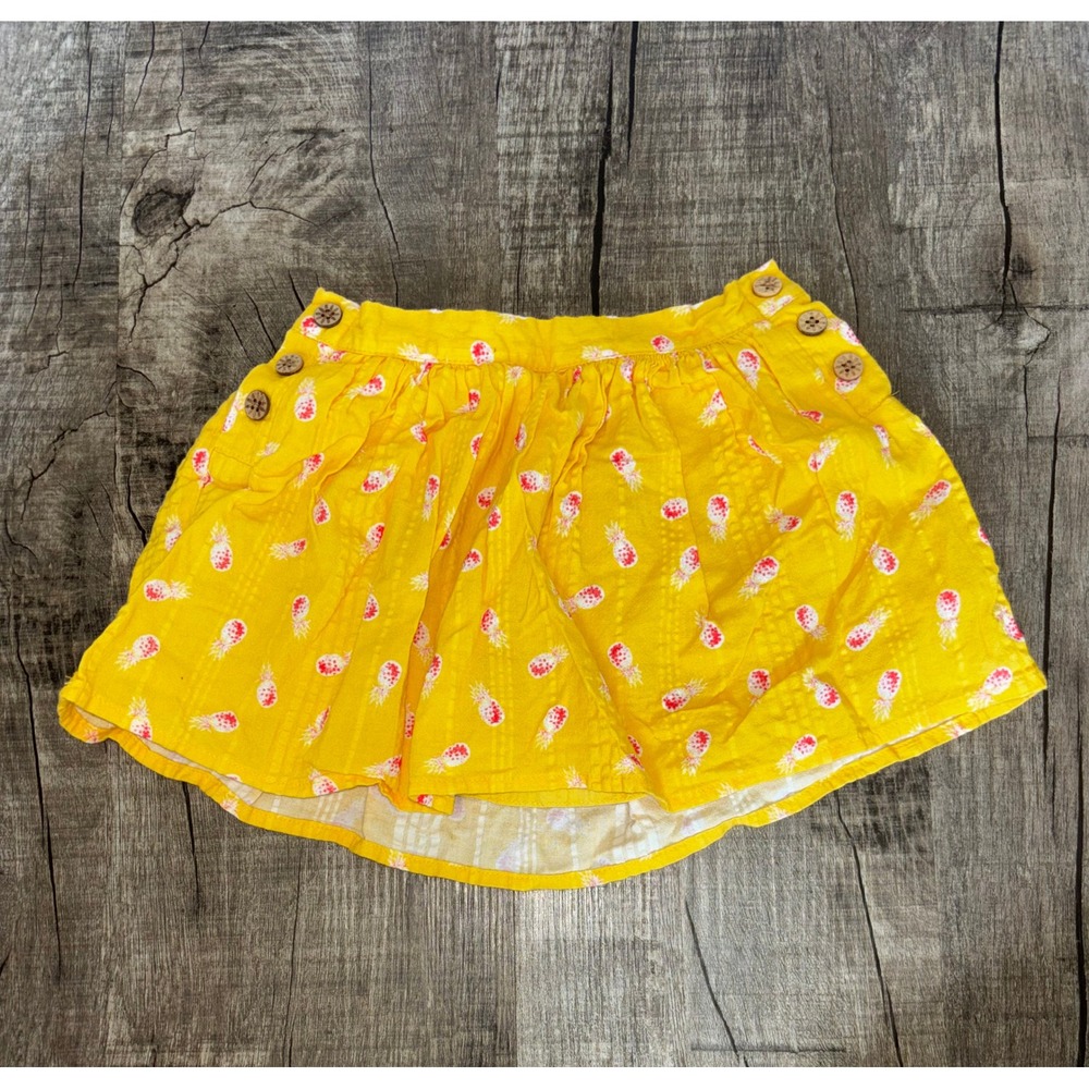 Genuine Kids‎ from OshKosh Yellow Pineapple Print Skirt 12M
